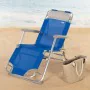 Chaise longue inclinable Aktive Bleu 153 x 33 x 47 cm de Aktive, Bains de soleil - Réf : S8903249, Prix : 43,61 €, Remise : %