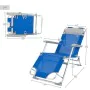 Chaise longue inclinable Aktive Bleu 153 x 33 x 47 cm de Aktive, Bains de soleil - Réf : S8903249, Prix : 43,61 €, Remise : %