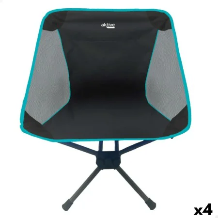 Cadeira Dobrável para Campismo Aktive 58 x 66 x 46 cm (4 Unidades) de Aktive, Cadeiras - Ref: S8905240, Preço: 63,32 €, Desco...