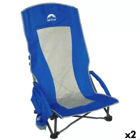 Chaise de camping pliante Aktive (2 Unités) de Aktive, Chaises - Réf : S8905263, Prix : 53,14 €, Remise : %