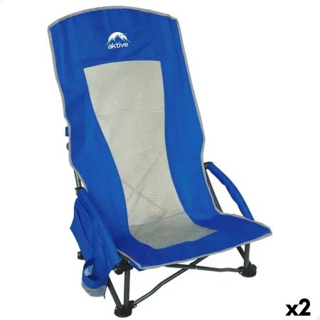 Chaise de camping pliante Aktive (2 Unités) de Aktive, Chaises - Réf : S8905263, Prix : 49,21 €, Remise : %