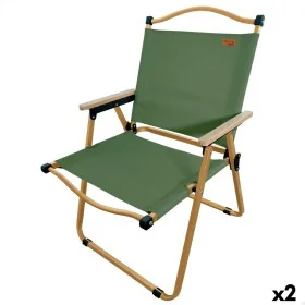 Chaise de camping pliante Aktive (2 Unités) de Aktive, Chaises - Réf : S8905265, Prix : 39,34 €, Remise : %