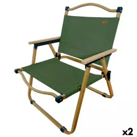 Foldable Camping Chair Aktive (2 Units) by Aktive, Chairs - Ref: S8905267, Price: 35,38 €, Discount: %