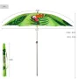 Parasol Aktive 200 x 210 x 200 cm 200 x 215 x 200 cm (6 Unités) de Aktive, Parasols - Réf : S8905299, Prix : 90,98 €, Remise : %