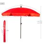 Parasol Aktive 200 x 215 x 200 cm (4 Unités) de Aktive, Parasols - Réf : S8905311, Prix : 54,07 €, Remise : %