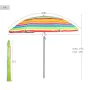 Parasol Aktive 200 x 195 x 200 cm (6 Unidades) de Aktive, Sombrinhas - Ref: S8905333, Preço: 61,87 €, Desconto: %