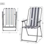 Silla de Playa Aktive 44 x 88 x 44 cm de Aktive, Sillas plegables de tela - Ref: S8905345, Precio: 46,26 €, Descuento: %