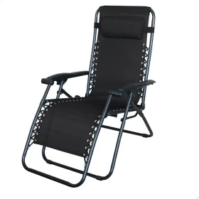 Sun-lounger Aktive Black 52 x 102 x 68 cm by Aktive, Sunloungers - Ref: S8905426, Price: 42,71 €, Discount: %