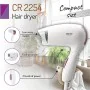 Sèche-cheveux Adler CR 2254 Blanc 1200 W de Adler, Sèche-cheveux et diffuseurs sèche-cheveux - Réf : S9100528, Prix : 10,50 €...