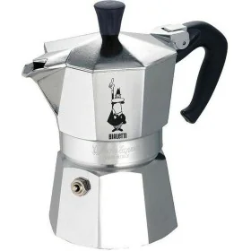 Cafetera Italiana Bialetti Moka Express Aluminio 200 ml 3 Tazas de Bialetti, Cafeteras italianas - Ref: S9101067, Precio: 29,...