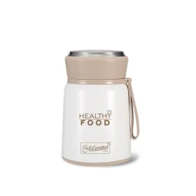 Thermos Feel Maestro MR-1646-53 White Ecru Stainless steel Plastic/Stainless steel 530 ml by Feel Maestro, Thermoses - Ref: S...