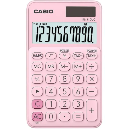 Calculatrice Casio SL-310UC-PK Rose Plastique de Casio, Calculatrices de bureau - Réf : S9105699, Prix : 11,82 €, Remise : %