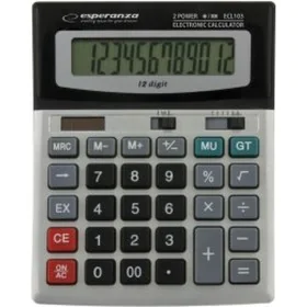 Calculatrice Esperanza ECL103 Noir/Gris de Esperanza, Calculatrices de bureau - Réf : S9105722, Prix : 6,78 €, Remise : %