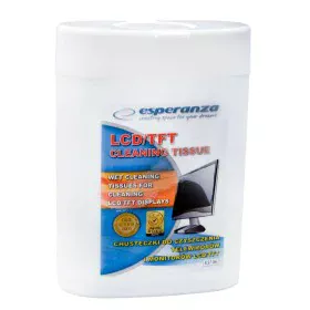 Lingettes impregnées pour écrans Esperanza ES106 LCD TFT de Esperanza, Nettoyage - Réf : S9105885, Prix : 2,54 €, Remise : %