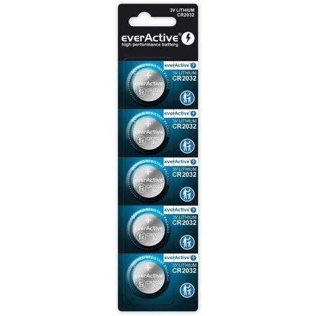 Batteries EverActive CR2032 (5 Units) by EverActive, Disposable Batteries - Ref: S9106127, Price: 2,70 €, Discount: %