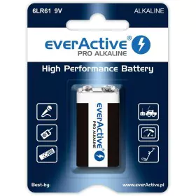 Batteries EverActive 6LR61 9V R9* 9 V (1 Unités) de EverActive, Piles jetables - Réf : S9106132, Prix : 2,64 €, Remise : %