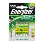 Rechargeable Batteries Energizer AAA-HR03 AAA HR03 by Energizer, Power Strips - Ref: S9106146, Price: 10,33 €, Discount: %