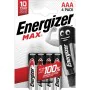 Batteries Energizer LR03 1,5 V AAA (4 Unités) de Energizer, Piles jetables - Réf : S9106149, Prix : 3,21 €, Remise : %