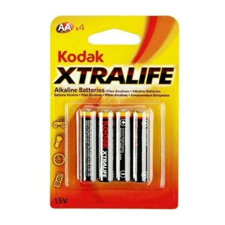 Battery Kodak AA 1,5 V 2700 mAh 2700 mAh 1,5 V AA (4 Units) by Kodak, Disposable Batteries - Ref: S9106209, Price: 2,35 €, Di...