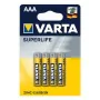 Pilas Varta Superlife AAA 1,5 V (4 Unidades) de Varta, Pilas - Ref: S9106269, Precio: 1,39 €, Descuento: %