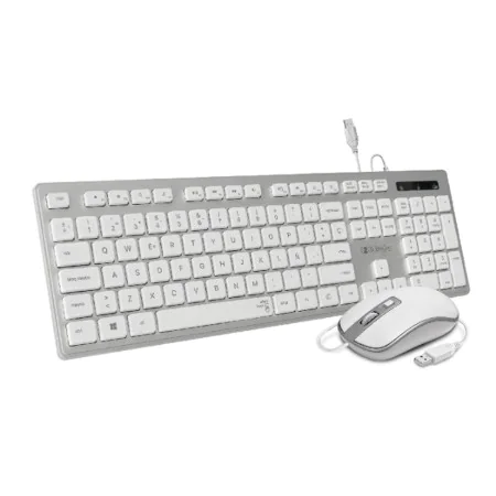 Keyboard and Mouse Subblim SUBKBC-CEKE60 Spanish Qwerty Silver by Subblim, Keyboard & Mouse Sets - Ref: M0318030, Price: 18,0...