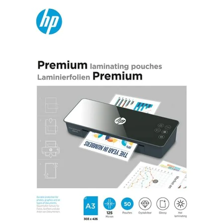 Fundas de plastificar Hewlett Packard HPF9127A3125050 A3 50 Hojas de Hewlett Packard, Fundas para plastificar - Ref: S9106351...