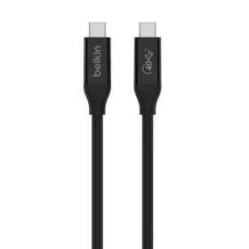 Cabo USB-C Belkin INZ001BT0.8MBK Preto 80 cm 0,8 m (1 Unidade) de Belkin, Cabos USB - Ref: S91101929, Preço: 26,74 €, Descont...