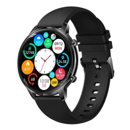 Smartwatch Manta SWU301BK Preto 1,32" de Manta, Smartwatches - Ref: S91102909, Preço: 52,34 €, Desconto: %