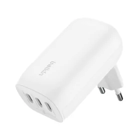 Chargeur mural Belkin WCC002VFWH Blanc de Belkin, Câbles USB - Réf : S91103353, Prix : 34,24 €, Remise : %