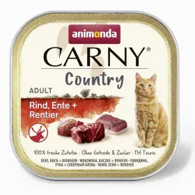 Cibo per gatti Animonda Carny Country Beef Pato + Reno Carne di manzo e vitello 100 g di Animonda, Umido - Rif: S91104426, Pr...