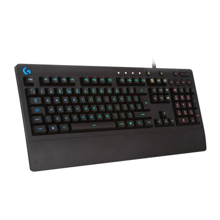 Clavier pour jeu Logitech 920-008093 Espagnol Qwerty Noir de Logitech, Claviers - Réf : S91104625, Prix : 56,83 €, Remise : %