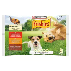 Nassfutter Purina Friskies in jelly Fleisch Rind und Kalbfleisch 4 x 85 g von Purina, Nass - Ref: S91104822, Preis: 3,86 €, R...