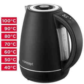 Kettle Concept RK3355 Black Plastic 1850-2200 W 1,7 L by Concept, Electric Kettles - Ref: S91104893, Price: 49,37 €, Discount: %