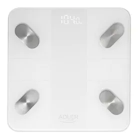 Digitale Personenwaage Adler AD 8186w Weiß Gehärtetes Glas 180 kg von Adler, Waagen - Ref: S91105489, Preis: 17,62 €, Rabatt: %