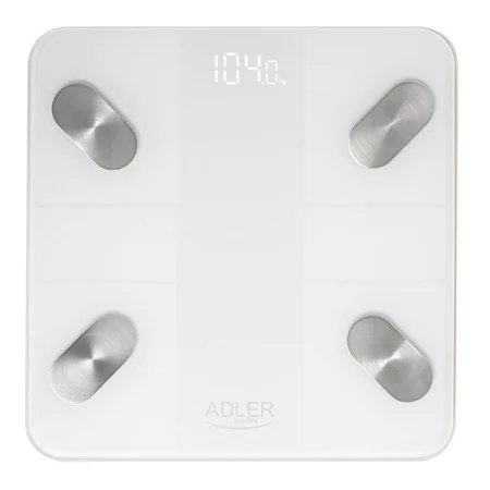 Digitale Personenwaage Adler AD 8186w Weiß Gehärtetes Glas 180 kg von Adler, Waagen - Ref: S91105489, Preis: 17,88 €, Rabatt: %