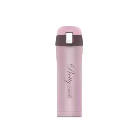 Thermosflasche Feel Maestro MR-1643-40C Rosa Edelstahl Kautschuk Kunststoff 400 ml von Feel Maestro, Thermoskanne - Ref: S911...