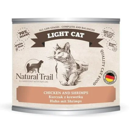 Cibo per gatti NATURAL TRAIL Light Cat Chicken Pollo 200 g di NATURAL TRAIL, Umido - Rif: S91105644, Prezzo: 2,90 €, Sconto: %