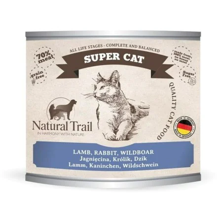 Aliments pour chat NATURAL TRAIL Super Cat 200 g de NATURAL TRAIL, Humide - Réf : S91105645, Prix : 2,78 €, Remise : %