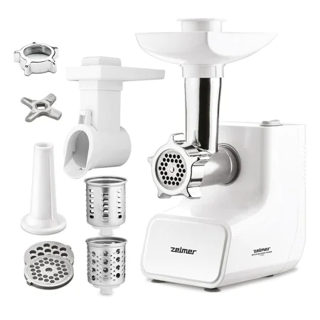 Hachoir Zelmer ZMM3512B Blanc Argenté Métal 1500 W de Zelmer, Robots de cuisine et mini-hachoirs - Réf : S91106071, Prix : 10...