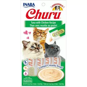 Lanche para Gato Inaba EU102 4 x 14 g Guloseimas Frango Atum de Inaba, Snacks - Ref: S9110633, Preço: 16,86 €, Desconto: %