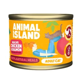 Cat food ANIMAL ISLAND Adult cat Chicken Salmon 200 g by ANIMAL ISLAND, Wet - Ref: S91106763, Price: 5,07 €, Discount: %