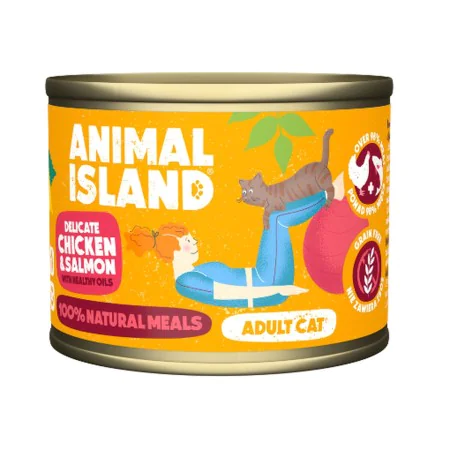 Cibo per gatti ANIMAL ISLAND Adult cat Pollo Salmone 200 g di ANIMAL ISLAND, Umido - Rif: S91106763, Prezzo: 5,02 €, Sconto: %