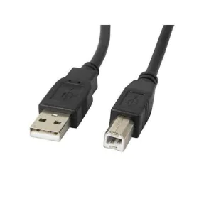 Cable USB A a USB B Lanberg CA-USBA-10CC-0018-BK Negro 1,8 m Impresora (1,8 m) de Lanberg, Cables USB - Ref: S91107192, Preci...