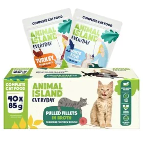 Comida para gato ANIMAL ISLAND Turkey 40 x 85 g de ANIMAL ISLAND, Húmida - Ref: S91107244, Preço: 31,63 €, Desconto: %