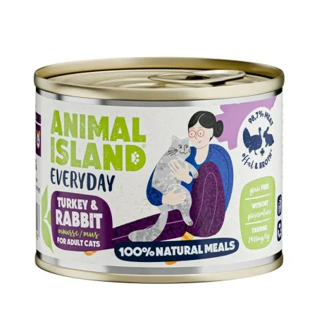 Aliments pour chat ANIMAL ISLAND Turkey 200 g de ANIMAL ISLAND, Humide - Réf : S91107252, Prix : 3,46 €, Remise : %