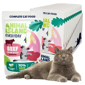 Aliments pour chat ANIMAL ISLAND Beef Viande de bœuf 12 x 85 g de ANIMAL ISLAND, Humide - Réf : S91107256, Prix : 10,60 €, Re...