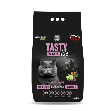 Cat food Biofeed Tasty Cats Life Rabbit 8 kg by Biofeed, Dry - Ref: S91108433, Price: 47,06 €, Discount: %