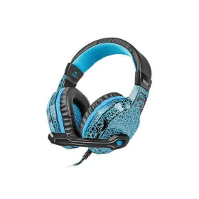 Casques avec Microphone Fury NFU-0863 Bleu Noir de Fury, Écouteurs avec microphones - Réf : S91108557, Prix : 15,62 €, Remise...