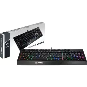 Gaming Keyboard MSI Vigor GK20 Black Spanish Qwerty LED RGB by MSI, Keyboard & Mouse Sets - Ref: M0320423, Price: 34,71 €, Di...