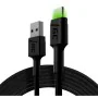 Câble USB Green Cell KABGC13 Noir Vert 2 m de Green Cell, Câbles USB - Réf : S91108857, Prix : 7,67 €, Remise : %